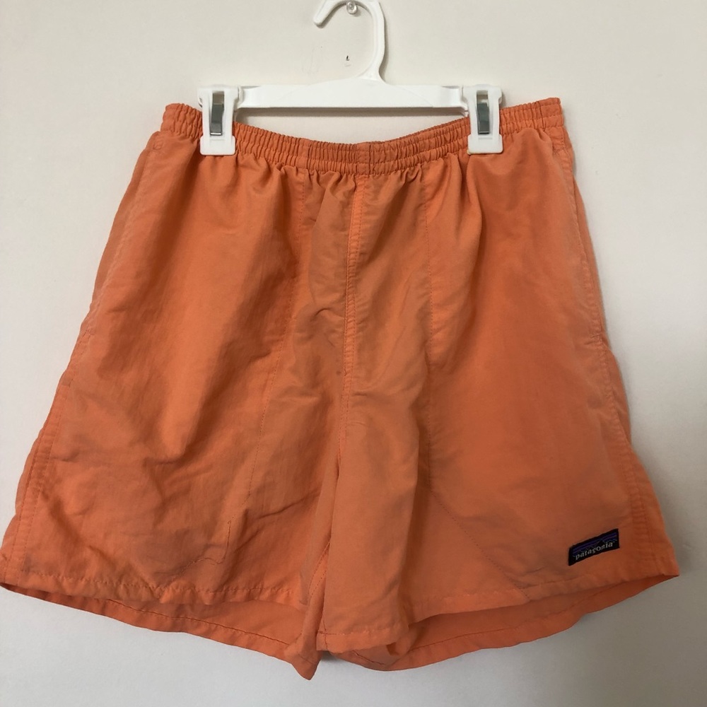 Patagonia Orange Baggie Shorts
